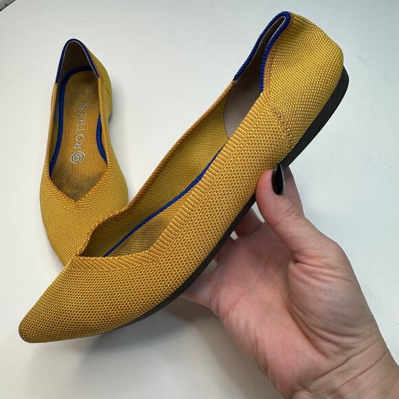 Rothy's Mustard The Point Ballet Flats - Picture 2 of 6